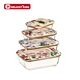 glass food container with lid